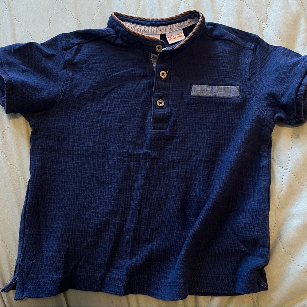 Zara Dark Blue Kids Polo Shirt